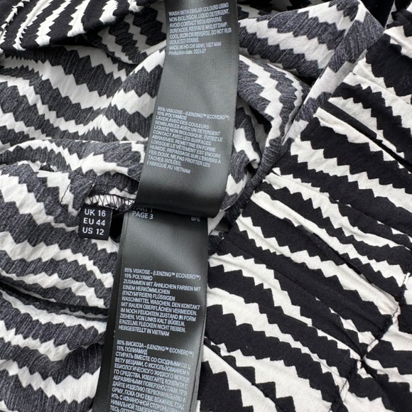 Whistles Striped Printed Trousers - Picture 6 of 7